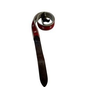 Vineyard Vines Red Belt Size 38